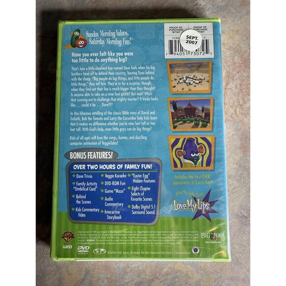 Lot of 4 DVDs- Veggie Tales Classics Musical Stories - Picture 7 of 9
